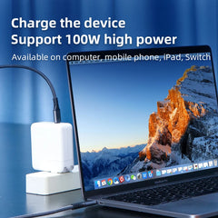 Hagibis USB4 Cable Compatible with Thunderbolt 3/4 5K@60Hz 40Gbps Data Transfer 100W 5A Fast Charging for Macbook Pro iPhone 17