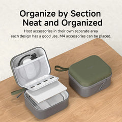 Hagibis Electronic Organizer Travel Case Bag for Mac mini M4/M4 Pro Portable Carry Case Hard Shell Shockproof for Mouse Charger