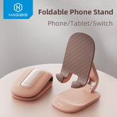 Hagibis Foldable Cell Phone Stand Desktop Phone Stand mini Adjustable cute Holder for iPhone 16/15/14 Pro Max Samsung Tablets