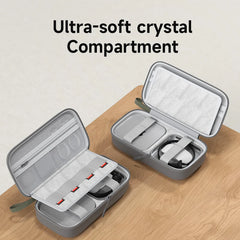 Hagibis Electronic Organizer Travel Case Bag for Mac mini M4/M4 Pro 2024 Portable Carry Case for Cable Charger Mouse Power Bank