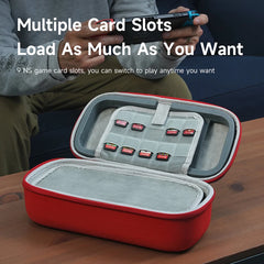 Hagibis Switch Carrying Case for Nintendo Switch /OLED with Game Cartridges Portable Carrying Travel Bag for Swtich Accessories