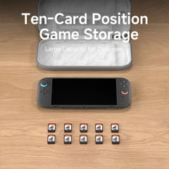 Hagibis Portable Carrying Case for Nintendo Switch 2 Traveling Bag Hard Shell NS Accessories Protective Cover 10 Games Cartridge