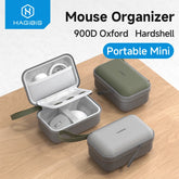 Hagibis Electronic Organizer Travel Case Bag for Mouse Portable Carry Case for Wireless Mouse Cable Charger Power Bank Hardshell
