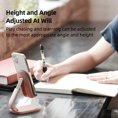 Hagibis Foldable Cell Phone Stand Desktop Phone Stand mini Adjustable cute Holder for iPhone 16/15/14 Pro Max Samsung Tablets