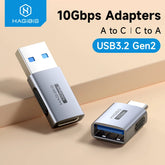 Hagibis USB to Type C OTG Adapter 10Gbps High-Speed Data Transfer USB C Male to A Female For Macbook Pro iPhone 17 iPad Tablet