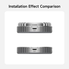 Hagibis Heatsink Heat Dissipation Fins Cover With Magsafe Only Accessories for MC100 Magnetic M.2 2230 NVMe SSD Enclosure