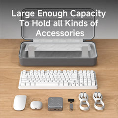 Hagibis Keyboard Portable Carrying Case 68/87 Keys EVA Travel Pouch Electronic Organizer Travel Case Bag Hardshell Shockproof