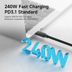 Hagibis USB4 Cable Vertical Plug USB C to USB C Short Cable 80Gbps 240W PD3.1 8K Cord for Thunderbolt 4/5 Mac mini M4 Mac Studio