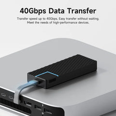 Hagibis Short USB C Cable 40Gbps USB4 Cable PD 240W Fast Charging for SSD iPhone 16 Power Bank USB DAC & AMP Headphone Amplifier