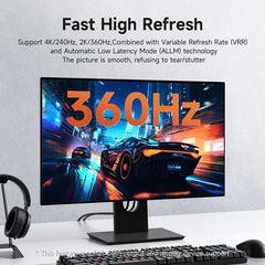 Hagibis 8K USB C to DisplayPort 1.4 Cable Super Soft Bi-directional Type-c to DP Cable High Refresh Rate 2K165Hz 4K144Hz 240Hz
