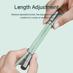 Hagibis Universal Phone Lanyard USB C Cable 2 in 1 Phone Strap C to C/C to L Charging Cord for iPhone 16 17 Pro Max Most Phones