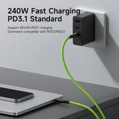 Hagibis USB C Magnetic Fast Charging Cable PD 240W 40Gbps Compatible with Thunderbolt 4/3 Video Cord For Laptop iPhone 17 Tablet