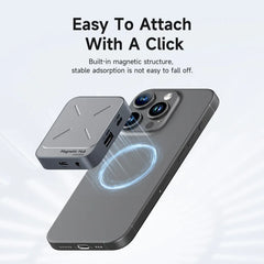 Hagibis Magnetic Card Reader SD4.0 312MB/s USB-C to SD MicroSD TF Memory Card Magnet HUB UHS-II for Laptop iPhone 17/16 Macbook