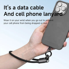 Hagibis USB4 Phone Lanyard Cable Portable USB C to Type-C Wrist Lanyard Cable 240W 80Gbps for Thunderbolt 4/5 iPhone 17 Pro SSD