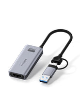 Hagibis USB-C & A対応 4K HDMIキャプチャカード 100W PD給電 / 1080p 60fps録画 / ゲーム・配信・VR対応