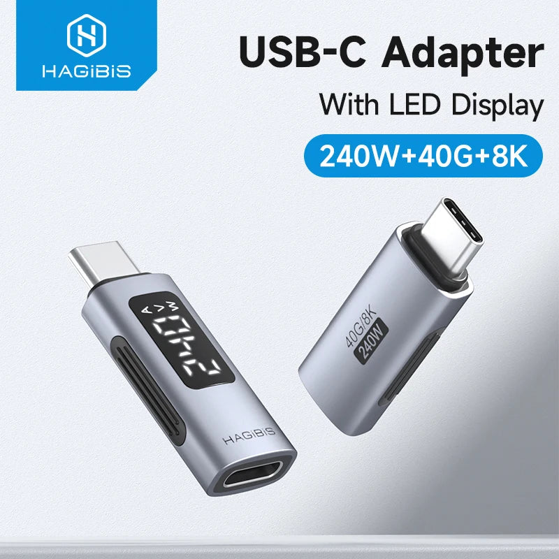 未来の接続を体験！Hagibis 240W USB-Cアダプターでデバイスの可能性を最大限に