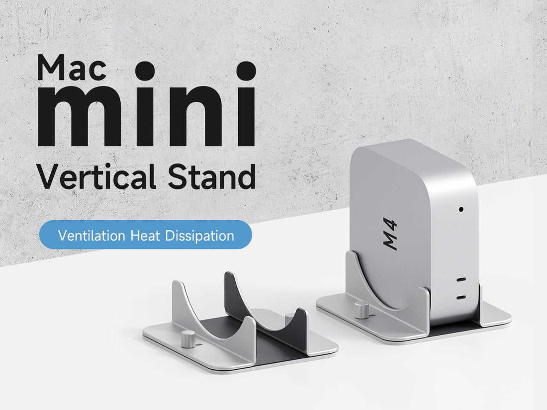 Mac mini M4の「指定席」は、デスクの上ではない。Hagibis 縦置きスタンドが創る、空間の美学。