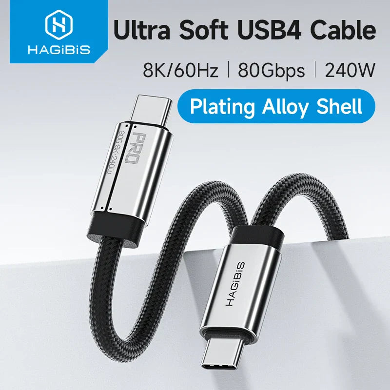 【The Ultimate USB-C Cable】Experience the Future of Connectivity with the Hagibis USB-C to USB-C Full-Function Cable!