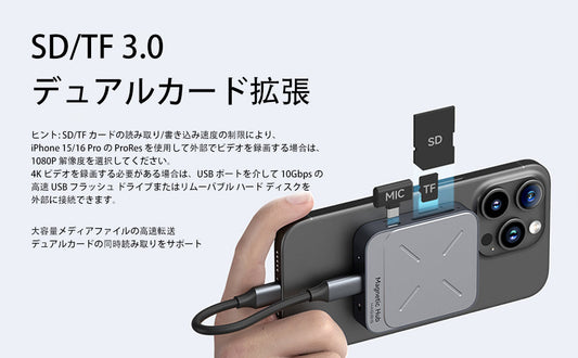 【iPhone 16/15 Proユーザー必見】もう“ぶら下がりハブ”は卒業。iPhoneに「ピタッと」一体化するHagibis磁気ハブが、未来すぎた。