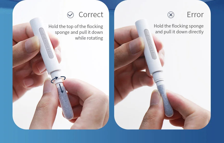 Hagibis Cleaner Kit for Airpods Pro 1 2 earbuds Cleaning Pen brush Bluetooth Earphones Case Cleaning Tools for iPhone Samsung MI - Intechlegent