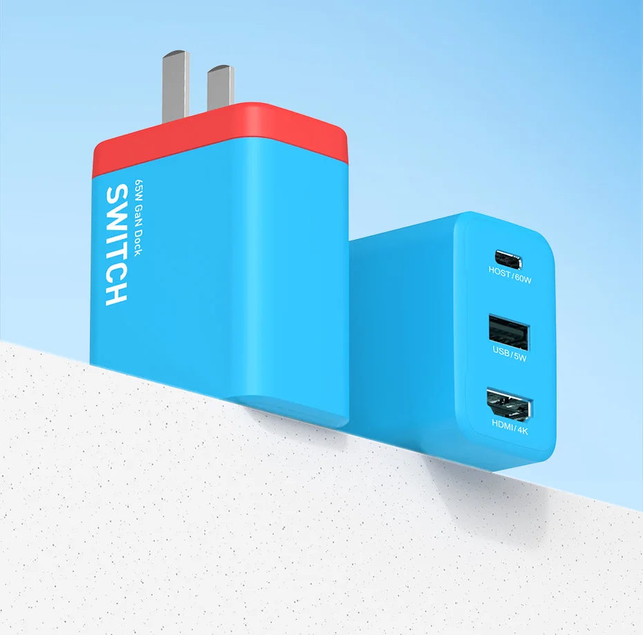 Hagibis Switch Dock for Nintendo Switch GaN fast charger  Portable TV Docking Station 4K HDMI-compatible for Laptops iPad Phone - Intechlegent