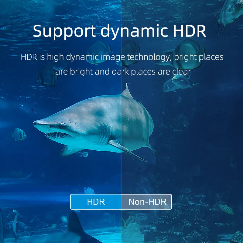 Hagibis HDMI-compatible 2.1 Cable 8K/60Hz 4K/120Hz 48Gbps High Speed Digital Cables 144Hz for HDTVs PS4 Switch XBox Projectors
