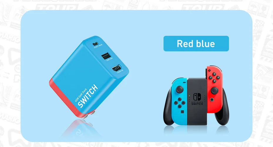 Hagibis Switch Dock for Nintendo Switch GaN fast charger  Portable TV Docking Station 4K HDMI-compatible for Laptops iPad Phone - Intechlegent