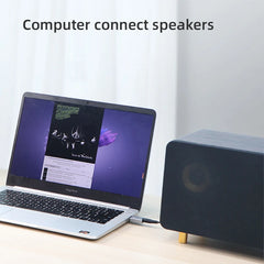 Hagibis 2 in 1 USB Sound Card Portable External 3.5mm Microphone Audio Adapter for PC Laptop PS4/5 Earphone Speaker Windows Mac - Intechlegent
