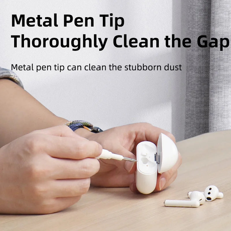 Hagibis Cleaner Kit for Airpods Pro 1 2 earbuds Cleaning Pen brush Bluetooth Earphones Case Cleaning Tools for iPhone Samsung MI - Intechlegent