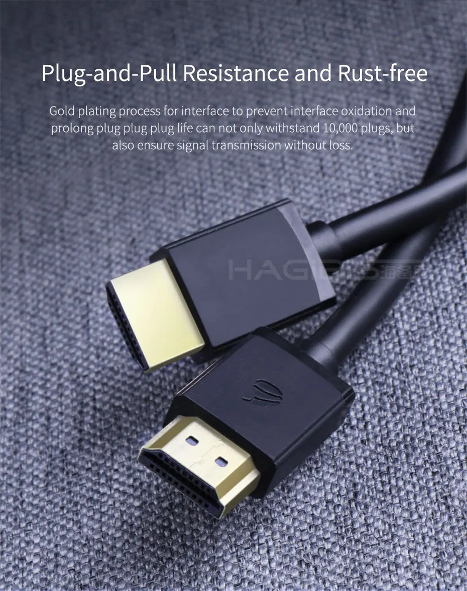 Hagibis HDMI-compatible Cable 4K HD HDMI-compatible 2.0 Mirror Screen Cable for Splitter Switch TV Laptop PS4 Projector Computer - Intechlegent