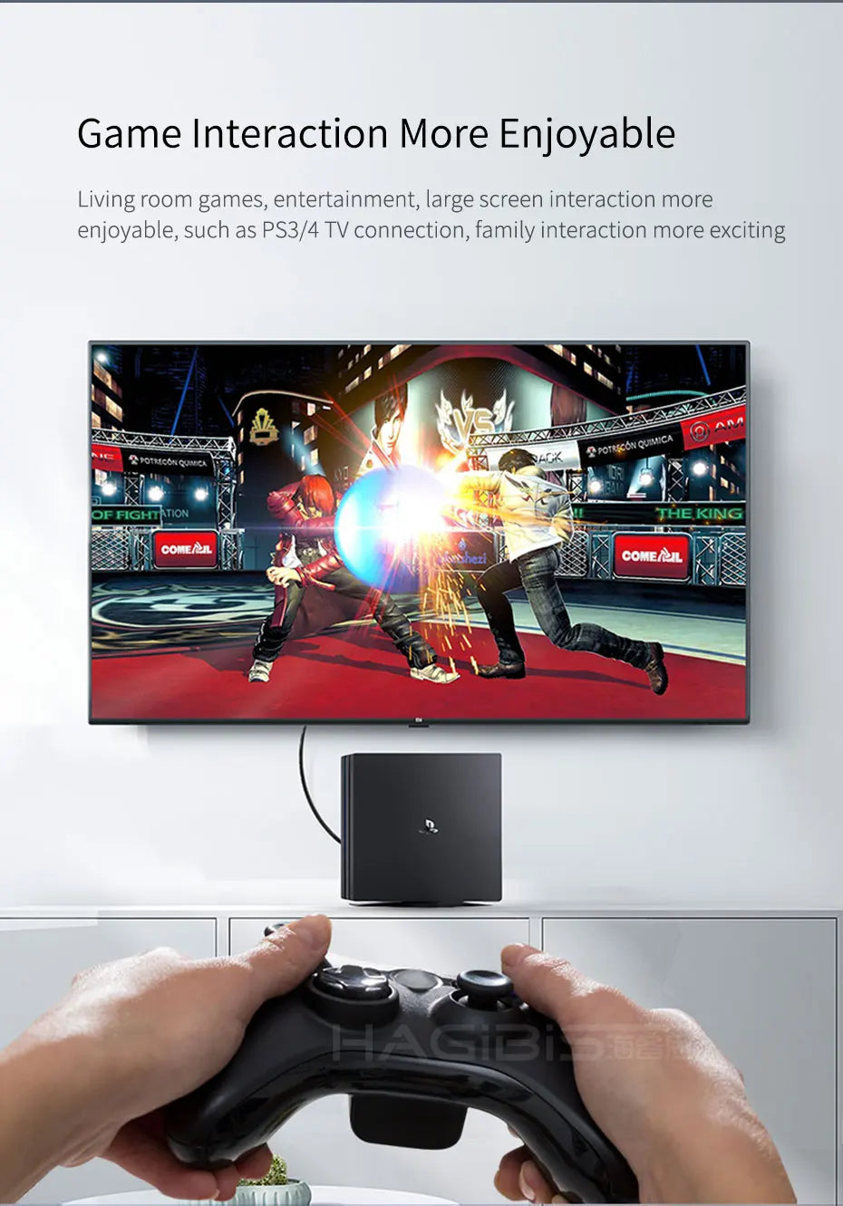 Hagibis HDMI-compatible Cable 4K HD HDMI-compatible 2.0 Mirror Screen Cable for Splitter Switch TV Laptop PS4 Projector Computer - Intechlegent