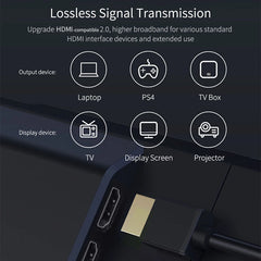 Hagibis HDMI-compatible Extension Cable 4K HDMI-compatible 2.0 male to female extender for Computer/HDTV/Laptop/Projector/PS3/4 - Intechlegent