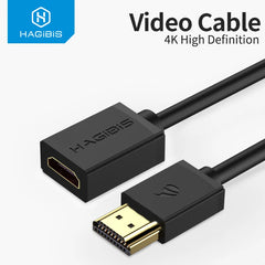 Hagibis HDMI-compatible Extension Cable 4K HDMI-compatible 2.0 male to female extender for Computer/HDTV/Laptop/Projector/PS3/4 - Intechlegent