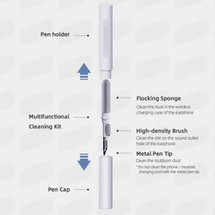 Hagibis Cleaner Kit for Airpods Pro 1 2 earbuds Cleaning Pen brush Bluetooth Earphones Case Cleaning Tools for iPhone Samsung MI - Intechlegent
