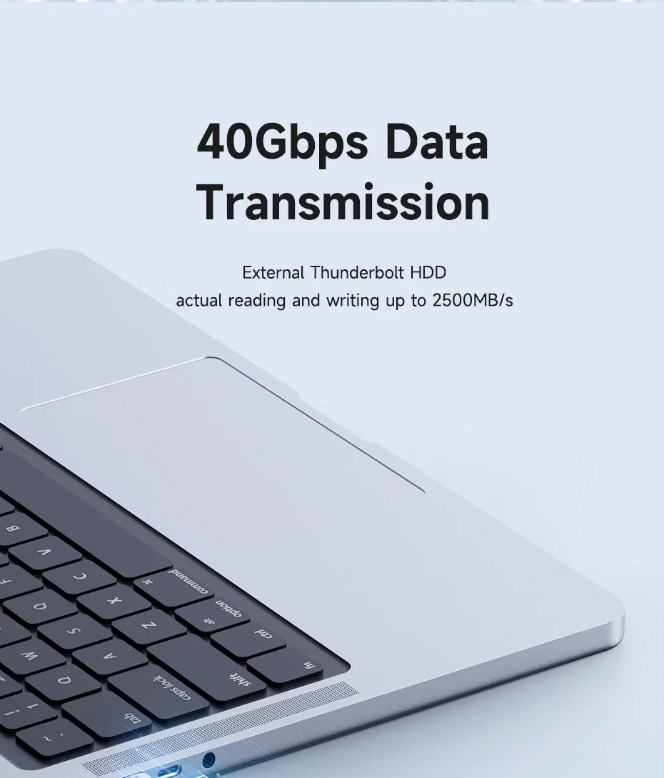 Hagibis USB4 Data Cable – 40Gbps, 240W PD, 8K Display Support - Intechlegent