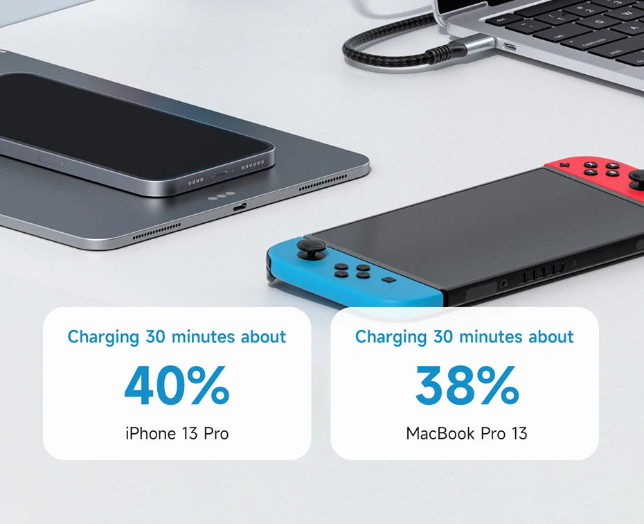 Hagibis Switch Portable Dock 65W GaN Fast charger 4K Gigabit Ethernet TV Docking station power supply for Nintendo Switch/OLED - Intechlegent