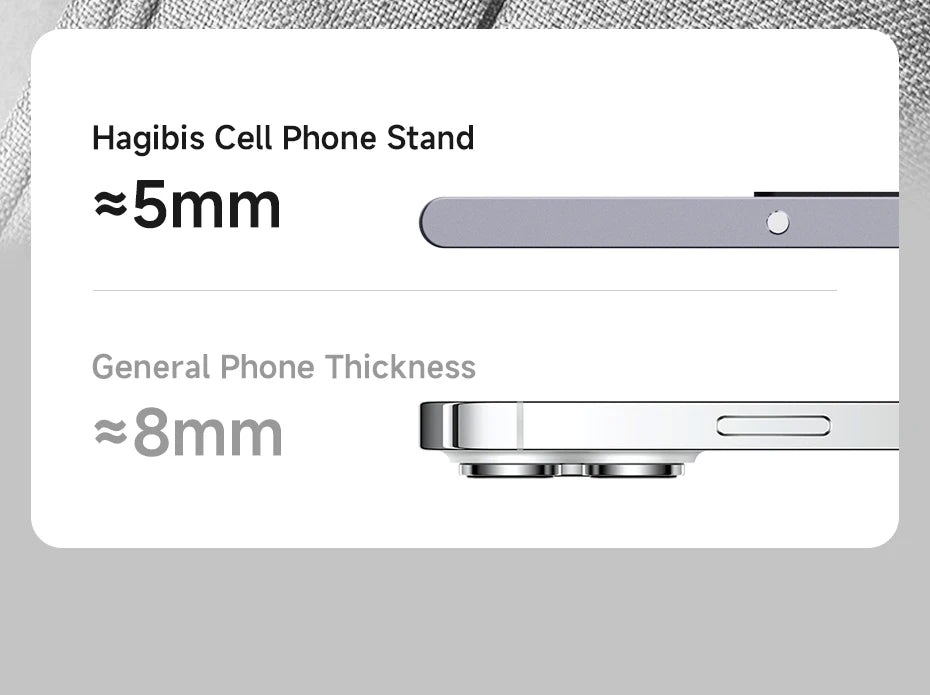 Hagibis Cell Phone Desktop Holder Foldable Metal Phone Stand 5 in 1 Creative bottle opener for iPhone 15/16/17 Pro Max Samsung