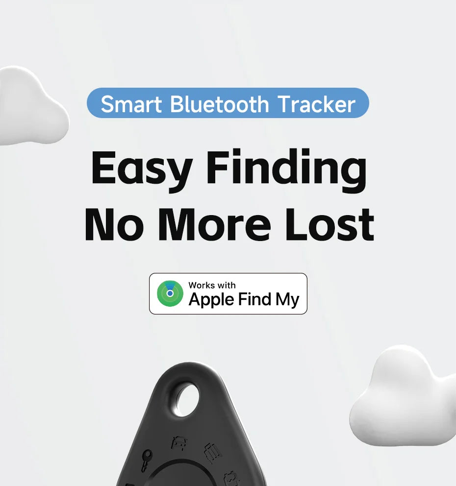 Hagibis Bluetooth Tracker Keys Finder for Apple Find My Item Locator GPS Tracker for iPhone Keys Wallet Suitcase Luggage Bags - Intechlegent