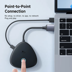 Hagibis Wireless 4K HDMI-compatible Transmitter Wireless Extender HD Transmitter Display Dongle for Laptop PC-Only Transmitter - Intechlegent