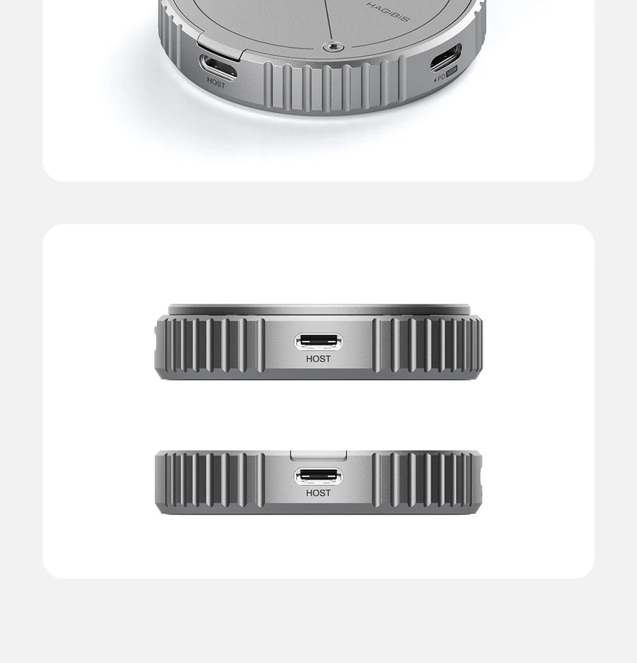 Hagibis Heatsink Heat Dissipation Fins Cover Desktop Stand Magsafe Double Sided Magnetic Only Accessories for MC100/MC100 Pro - Intechlegent