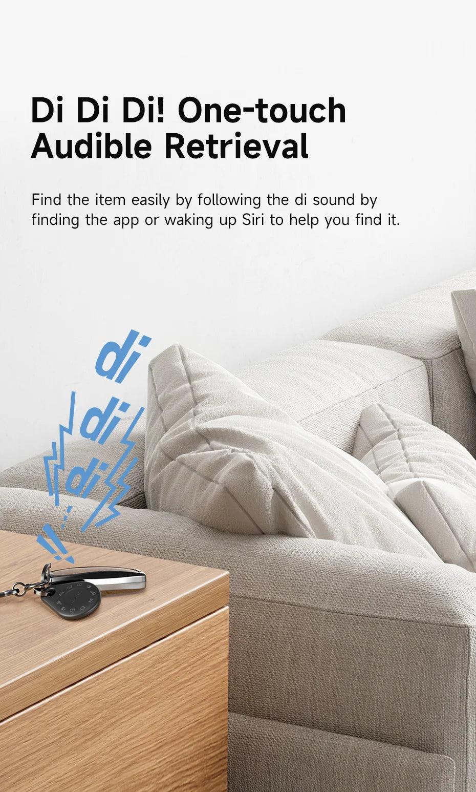 Hagibis Bluetooth Tracker Keys Finder for Apple Find My Item Locator GPS Tracker for iPhone Keys Wallet Suitcase Luggage Bags - Intechlegent