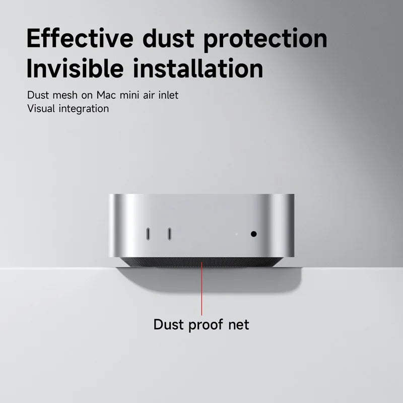 Hagibis Dust Mesh Filter for Mac mini M4/M4 Pro 2024 Dustproof Cover Net 4PCS Cooler Fan Dust Filter Computer Mesh PVC Cover - Intechlegent