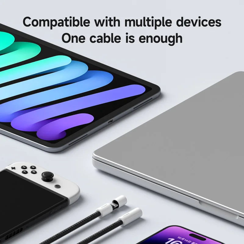 Hagibis USB C to USB C Cable With Protective Cap 240W Type C Cable PD 3.1 Fast Charging Cord for iPhone 16 15 Macbook Pro iPad - Intechlegent