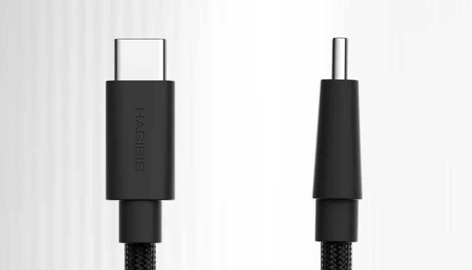 Hagibis USB4 Cable Vertical Plug USB C to USB C Short Cable 80Gbps 240W PD3.1 8K Cord for Thunderbolt 4/5 Mac mini M4 Mac Studio