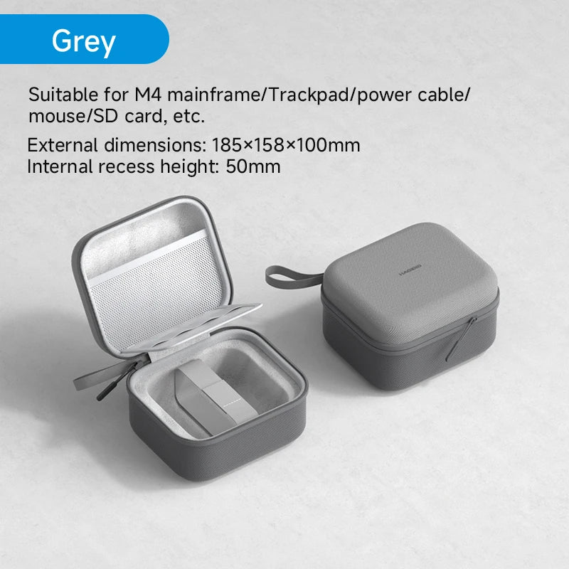 Hagibis Electronic Organizer Travel Case Bag for Mac mini M4/M4 Pro Portable Carry Case Hard Shell Shockproof for Mouse Charger
