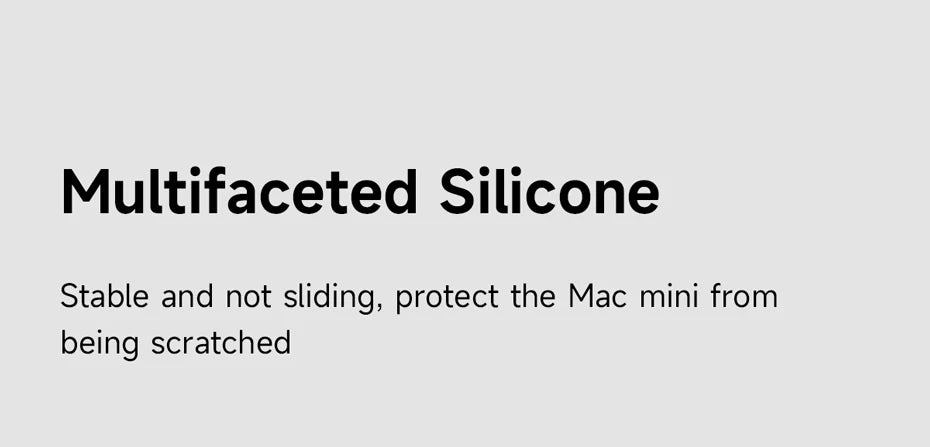Hagibis Vertical Stand for Mac Mini M4/M4 Pro Aluminum Alloy Laptop Desktop Stand Anti-Slip Adjustable Holder For New Mac mini