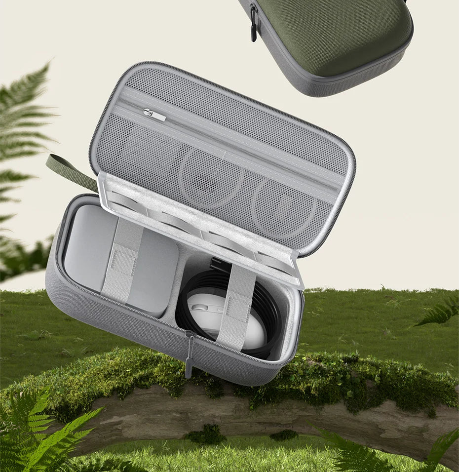 Hagibis Electronic Organizer Travel Case Bag for Mac mini M4/M4 Pro 2024 Portable Carry Case for Cable Charger Mouse Power Bank