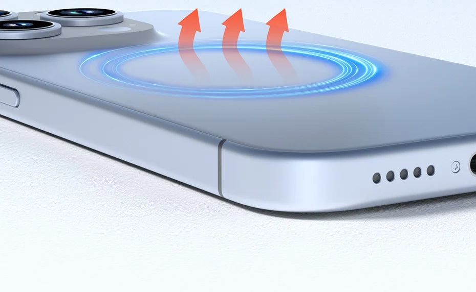 Hagibis Magnetic Cell Phone Cooler Lightweight Phone Radiator Physical Ice Pad for Phone Tablet iPad Pro Gaming Live Streaming - Intechlegent