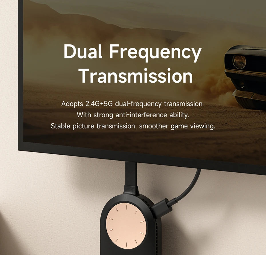 Hagibis Wireless HDMI-Compatible Display Dongle Adapter 4K@60Hz Wireless Extender for Laptop PC Smartphone HDTV Projector iOS - Intechlegent