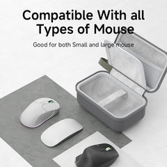 Hagibis Electronic Organizer Travel Case Bag for Mouse Portable Carry Case for Wireless Mouse Cable Charger Power Bank Hardshell